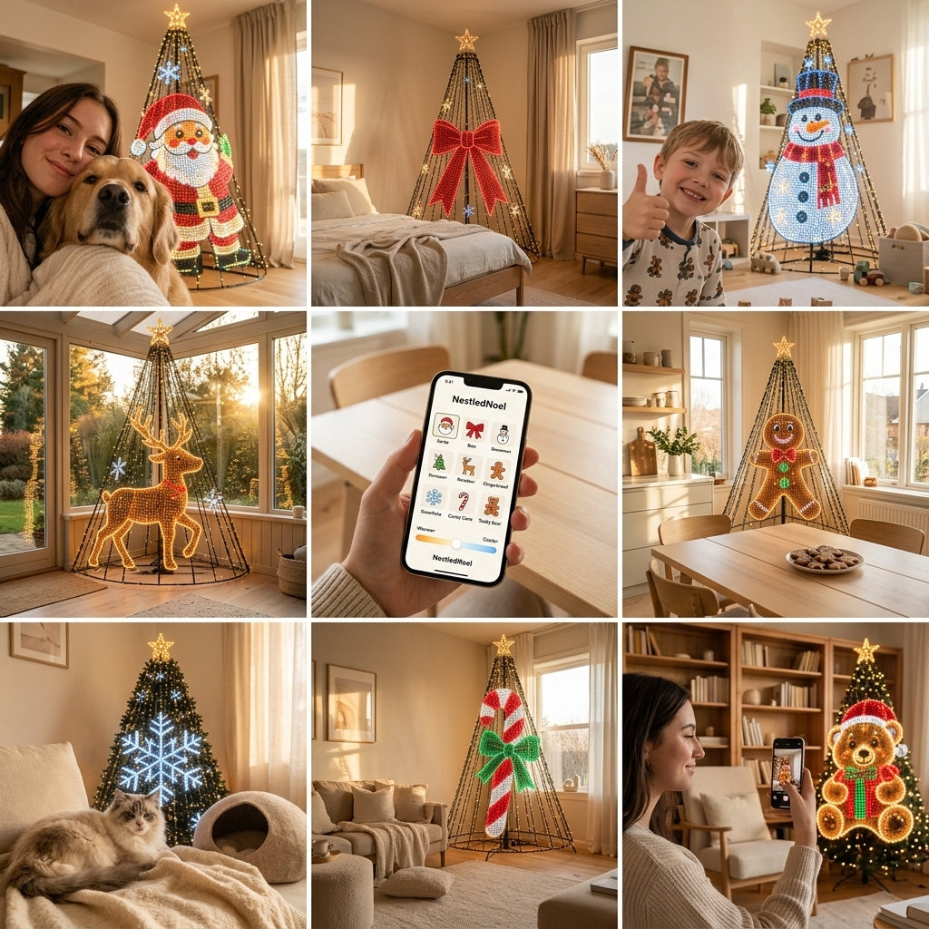 NestledNoel | Weihnachtsbaum LED-Lichter