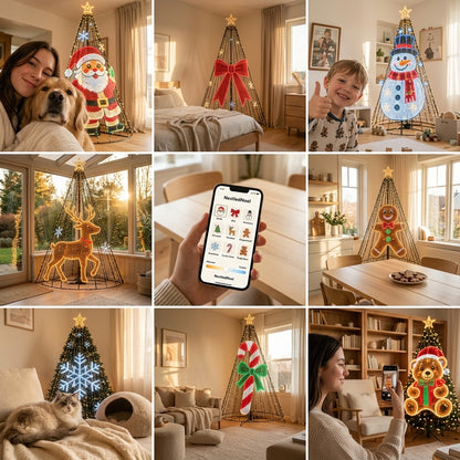 NestledNoel | Weihnachtsbaum LED-Lichter