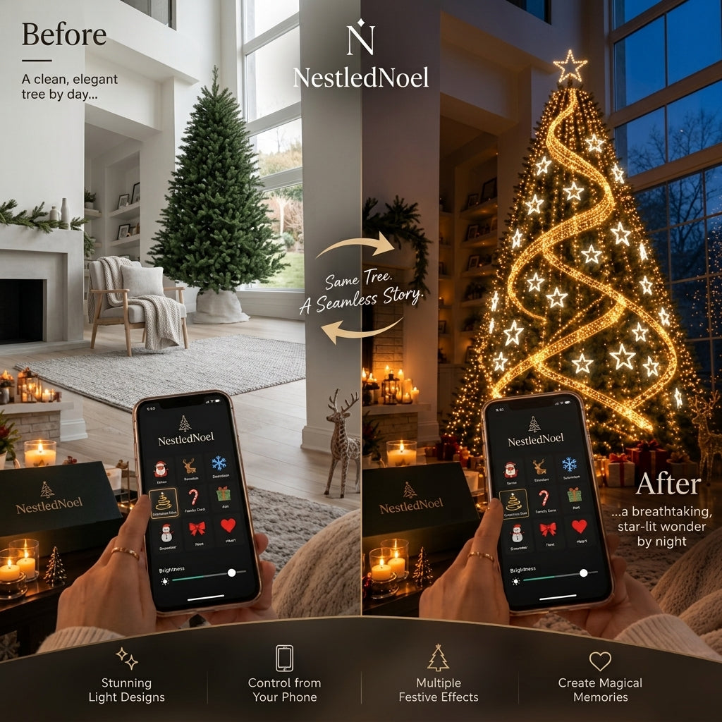 NestledNoel | Weihnachtsbaum LED-Lichter