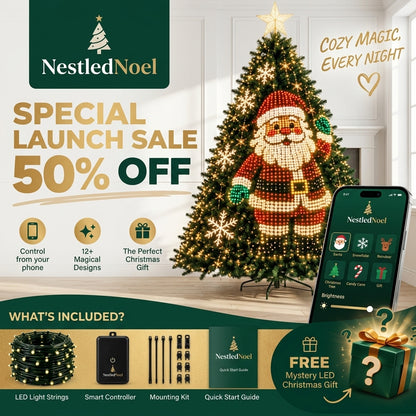 NestledNoel | Weihnachtsbaum LED-Lichter