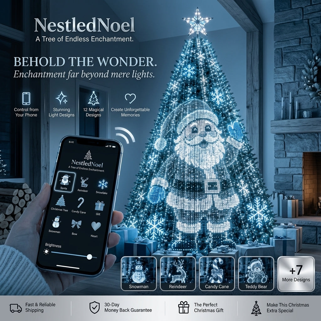 NestledNoel | Weihnachtsbaum LED-Lichter