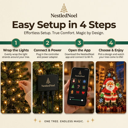 NestledNoel | Weihnachtsbaum LED-Lichter