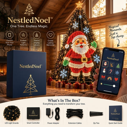 NestledNoel | Weihnachtsbaum LED-Lichter